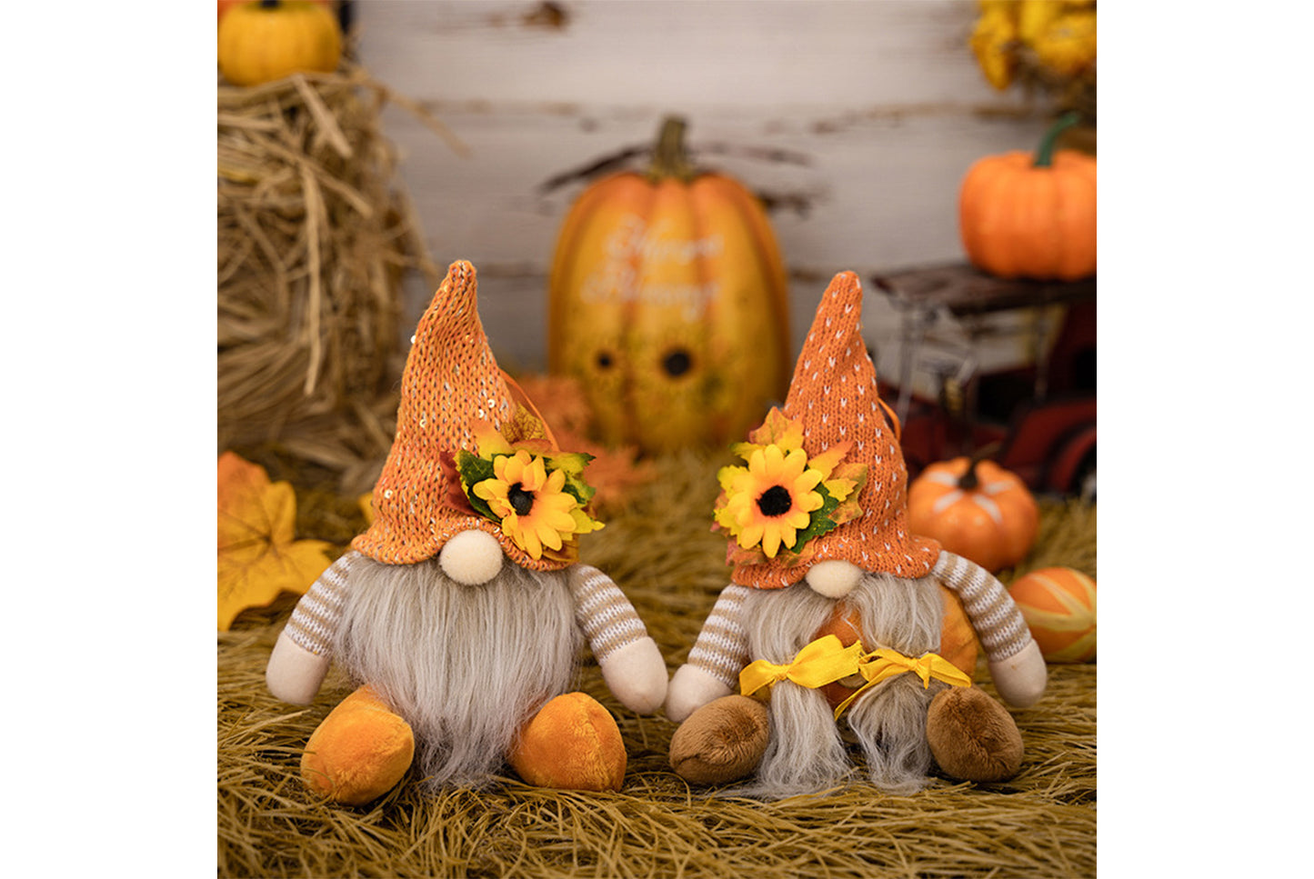 Thanksgiving Gnome Doll Pendant
