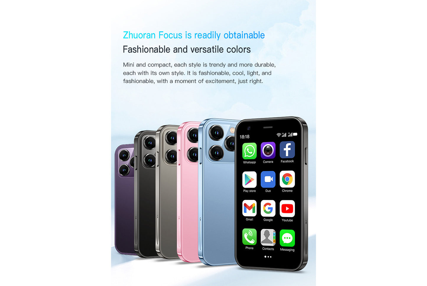 XS15 mini Dual-SIM Pocket Android Phone
