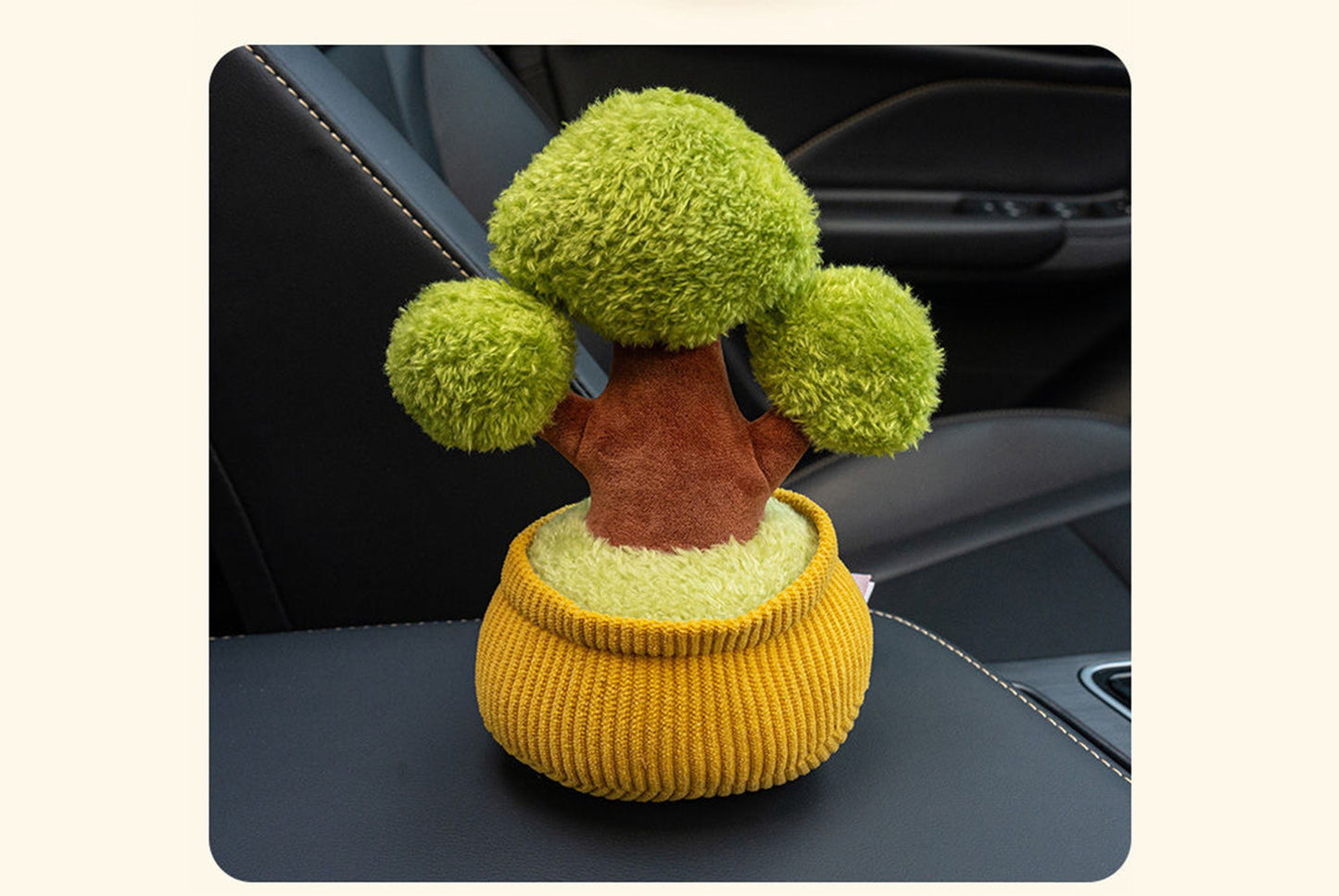 **Car Aromatherapy Plush Toy (Fun Potted Plant Ornament)**