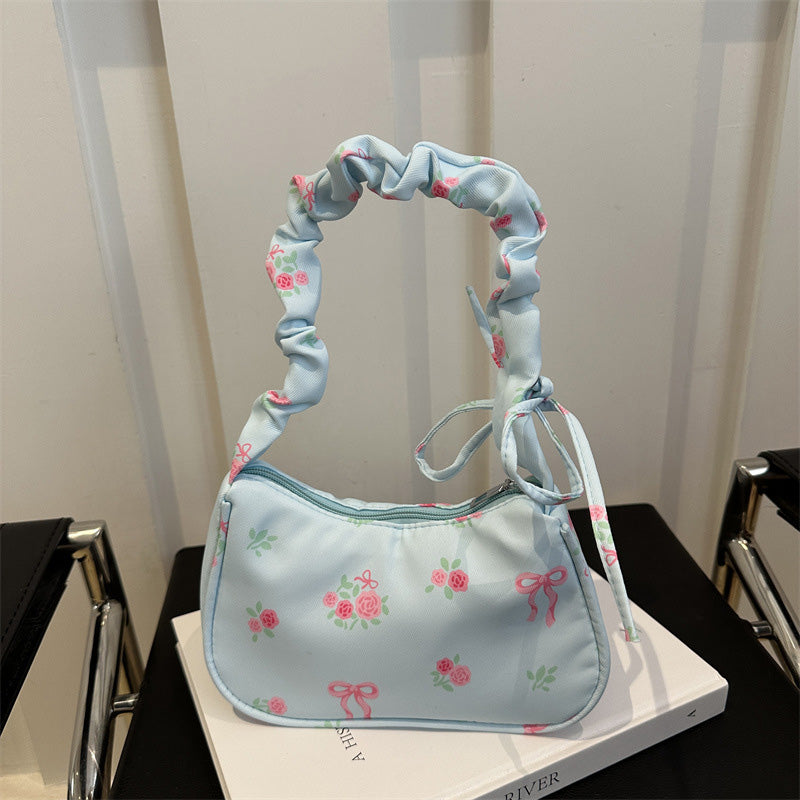 Single shoulder handbag small square bag
