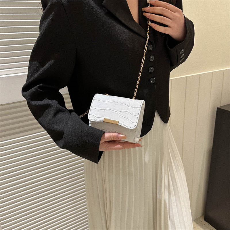 Simple crossbody small square bag