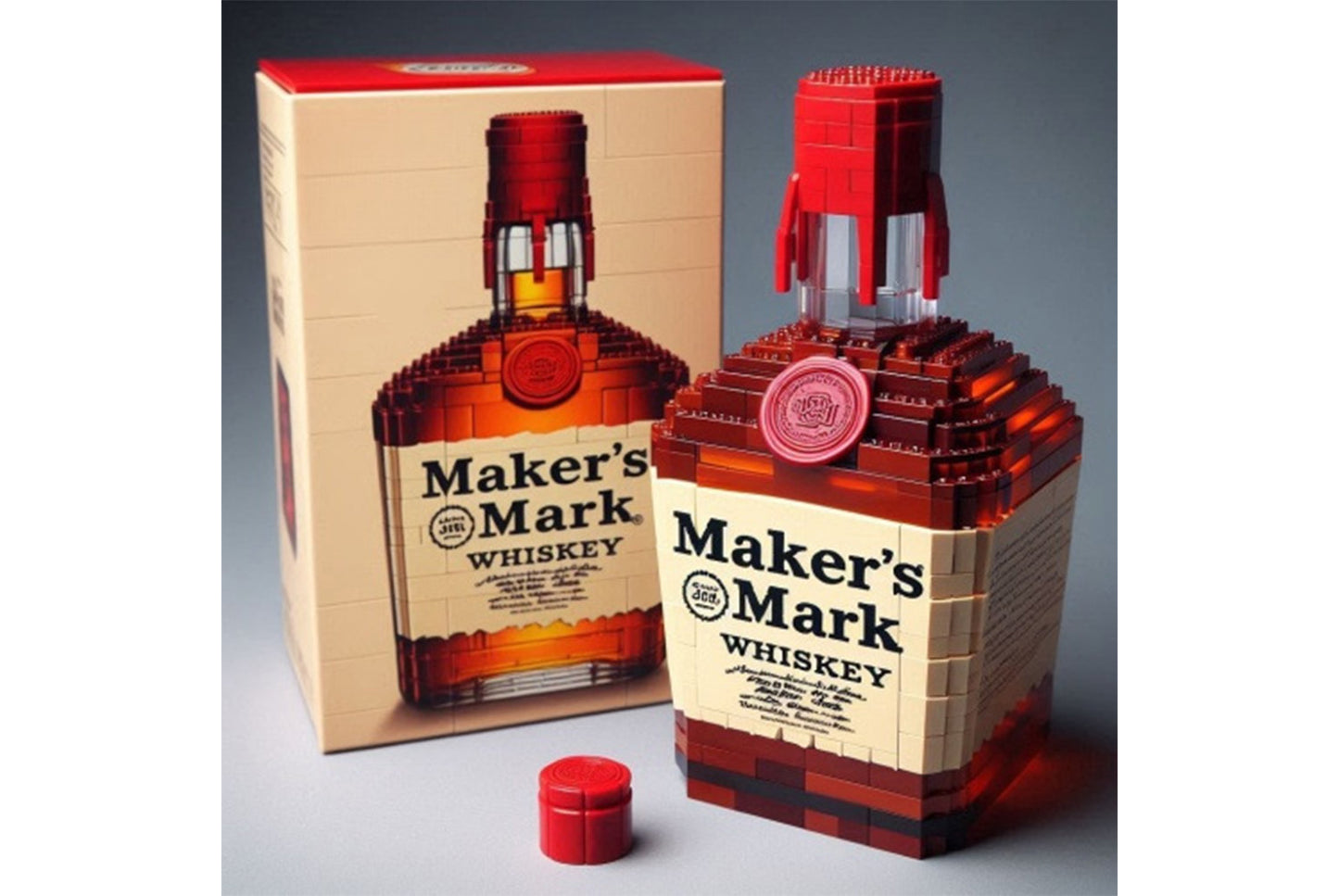 **Whiskey Bottle Building Blocks**