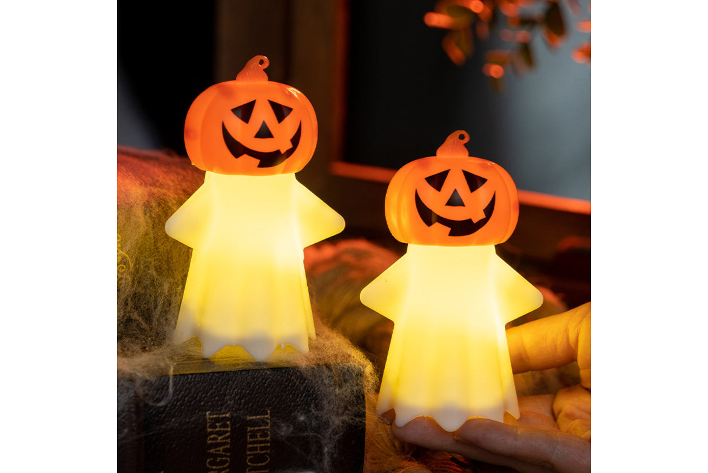 **Halloween LED Ghost Candle Light | Party Decoration Night Light**