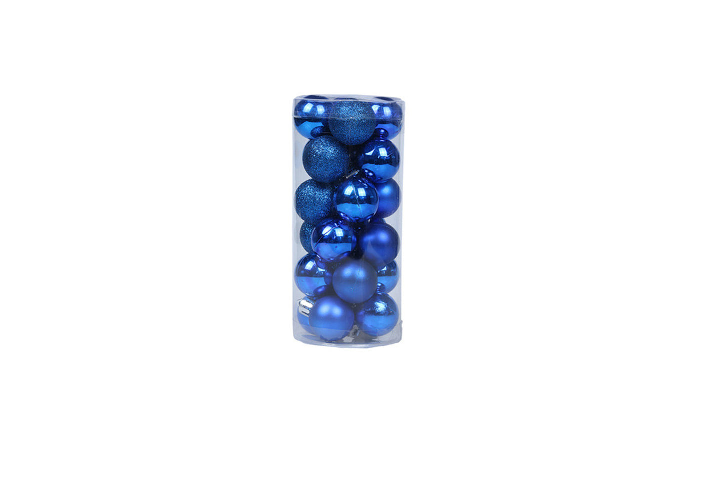 **3cm Christmas Ball Ornament Set (24 pieces)**