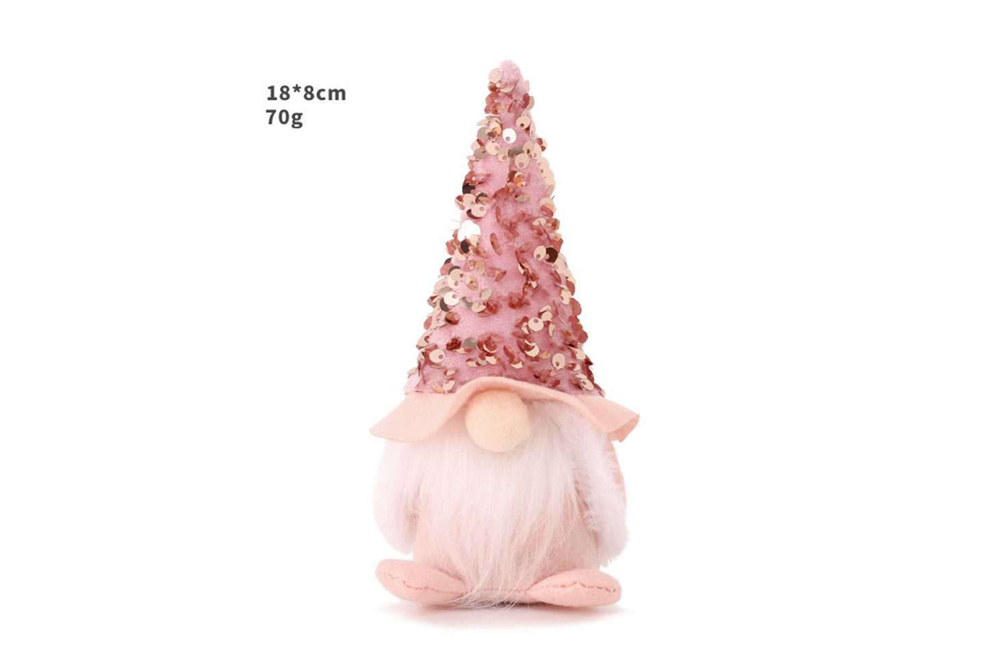 **Sequined Faceless Santa Claus Doll (18*8CM)**