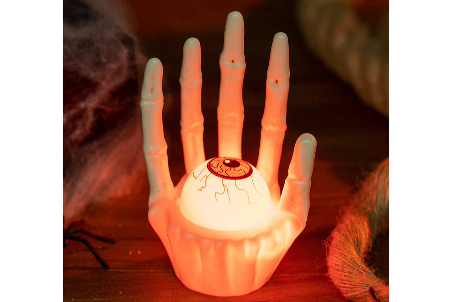**Halloween Ghost Hand Pumpkin Lantern | Mood Lighting Props**
