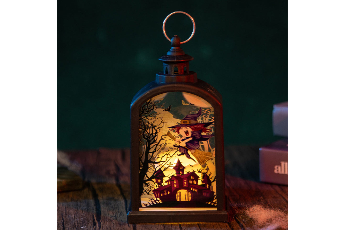 **Halloween Vintage Portable Pumpkin Lantern
