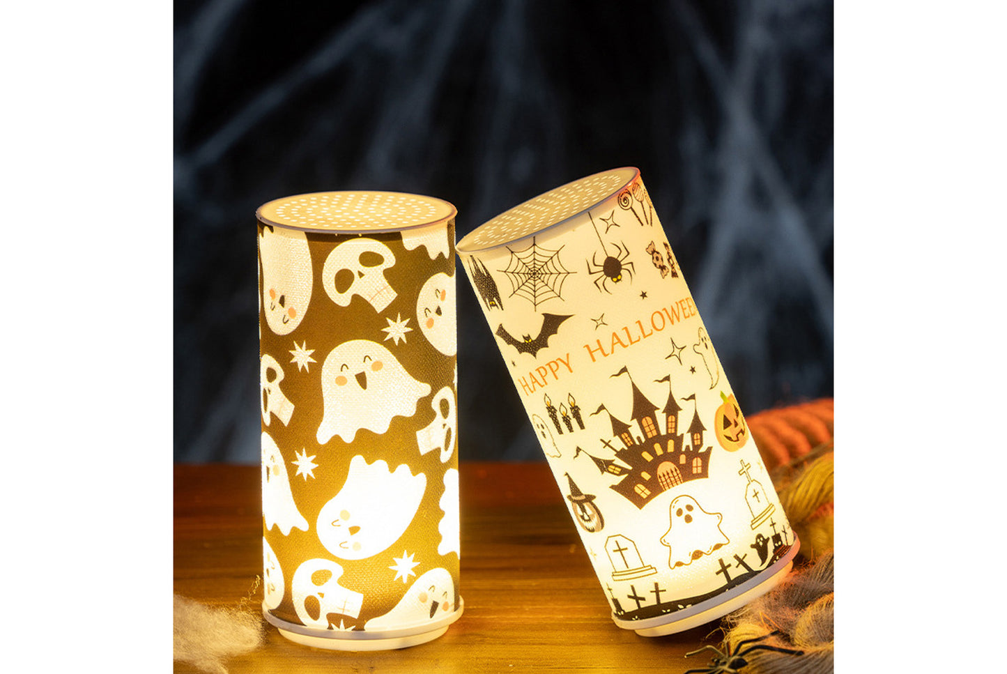 **Halloween Electronic Candle | Horror-Themed Decorative Ornaments**