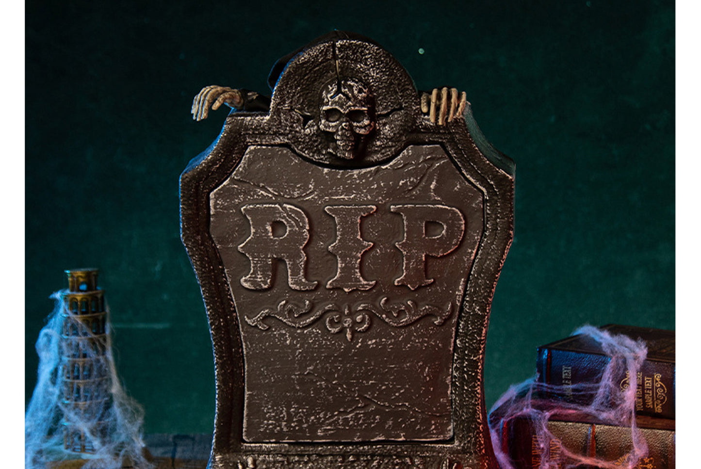 Halloween Lifting Light-Up Tombstone | Horror-Themed Decorative Ornament