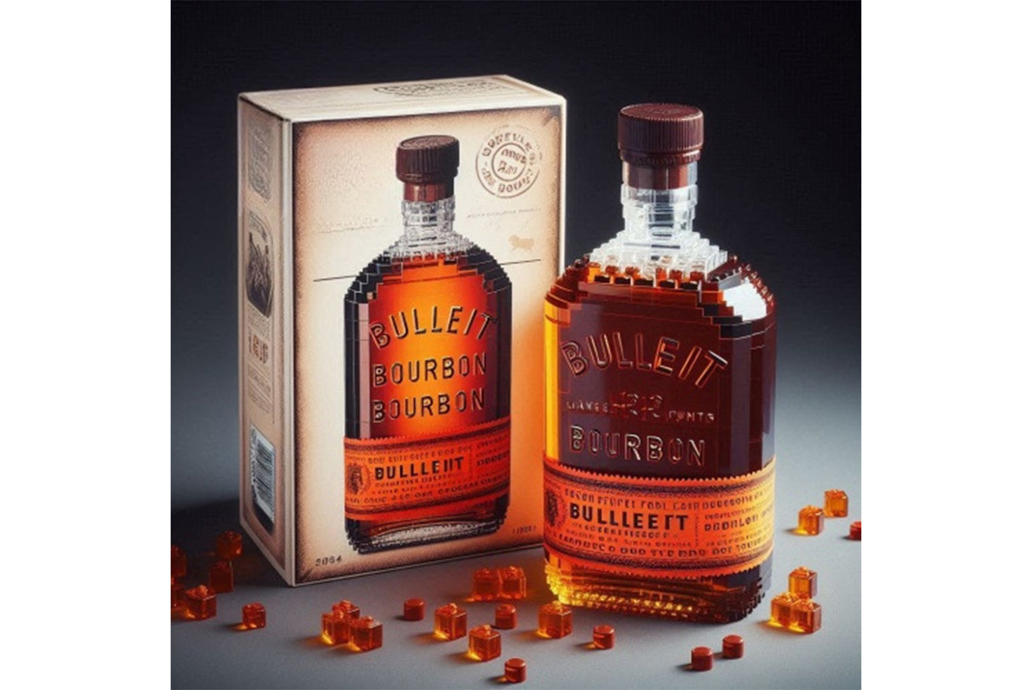 **Whiskey Bottle Building Blocks**