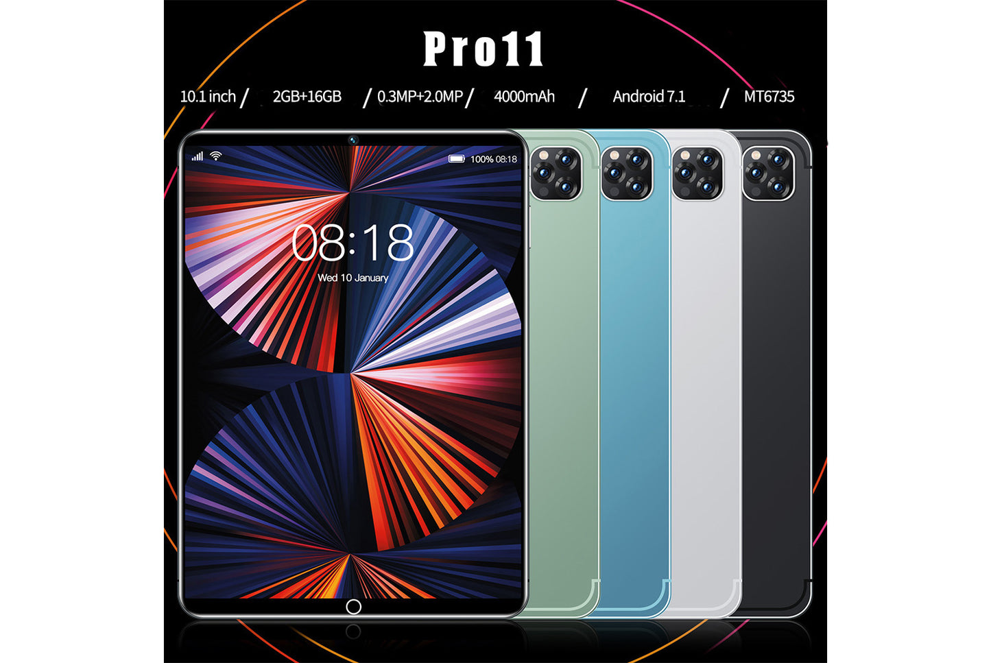 Smart Tablet Pro11 | 10.1-inch Large Screen