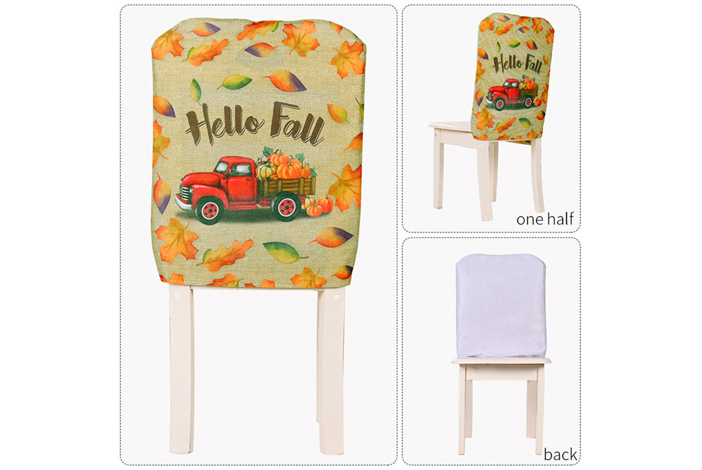 **Harvest Table and Chair Covers | Thanksgiving and Autumn Decor**