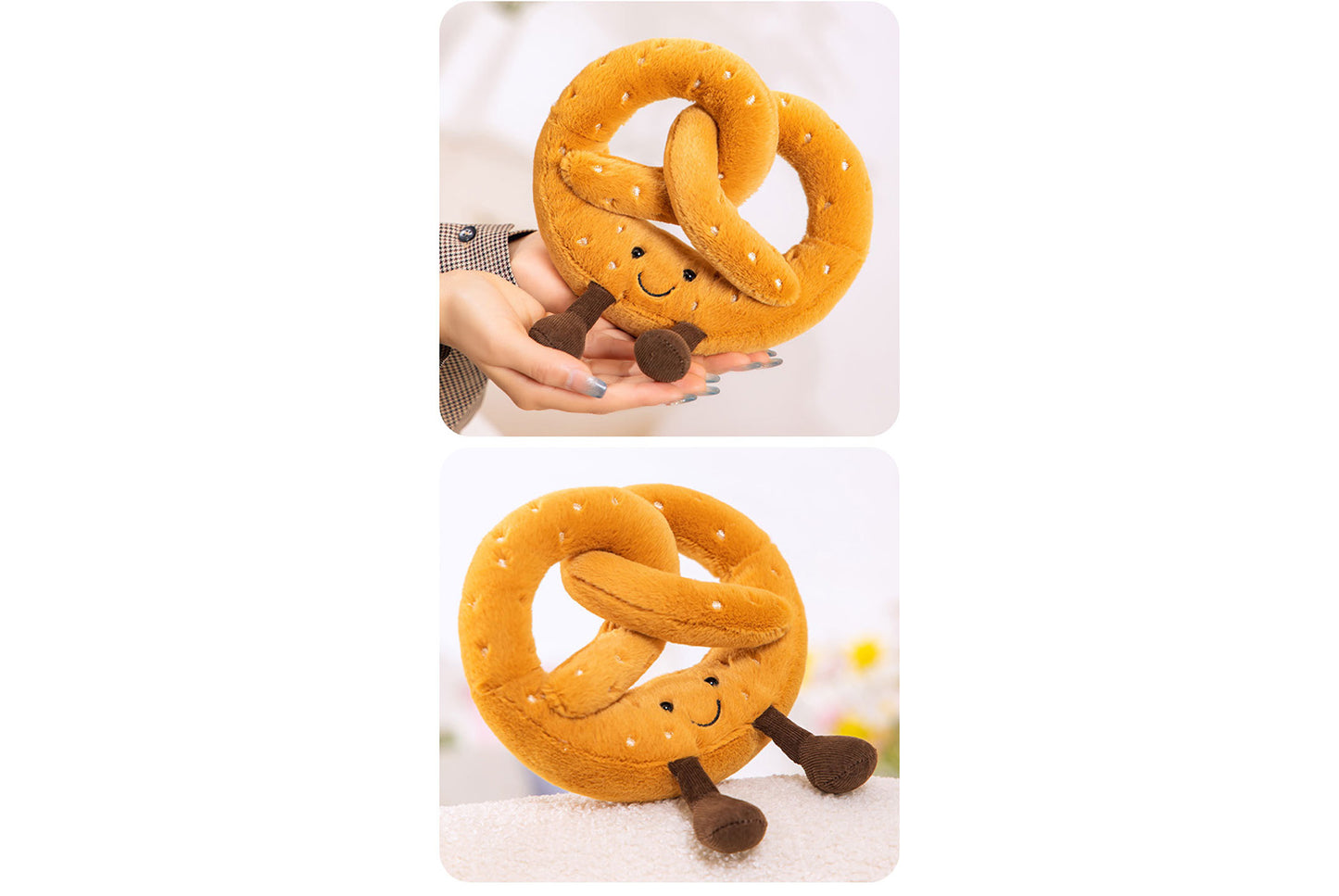 **Jelly Bread Series Plush Toy (Realistic Bread Doll Gift)**