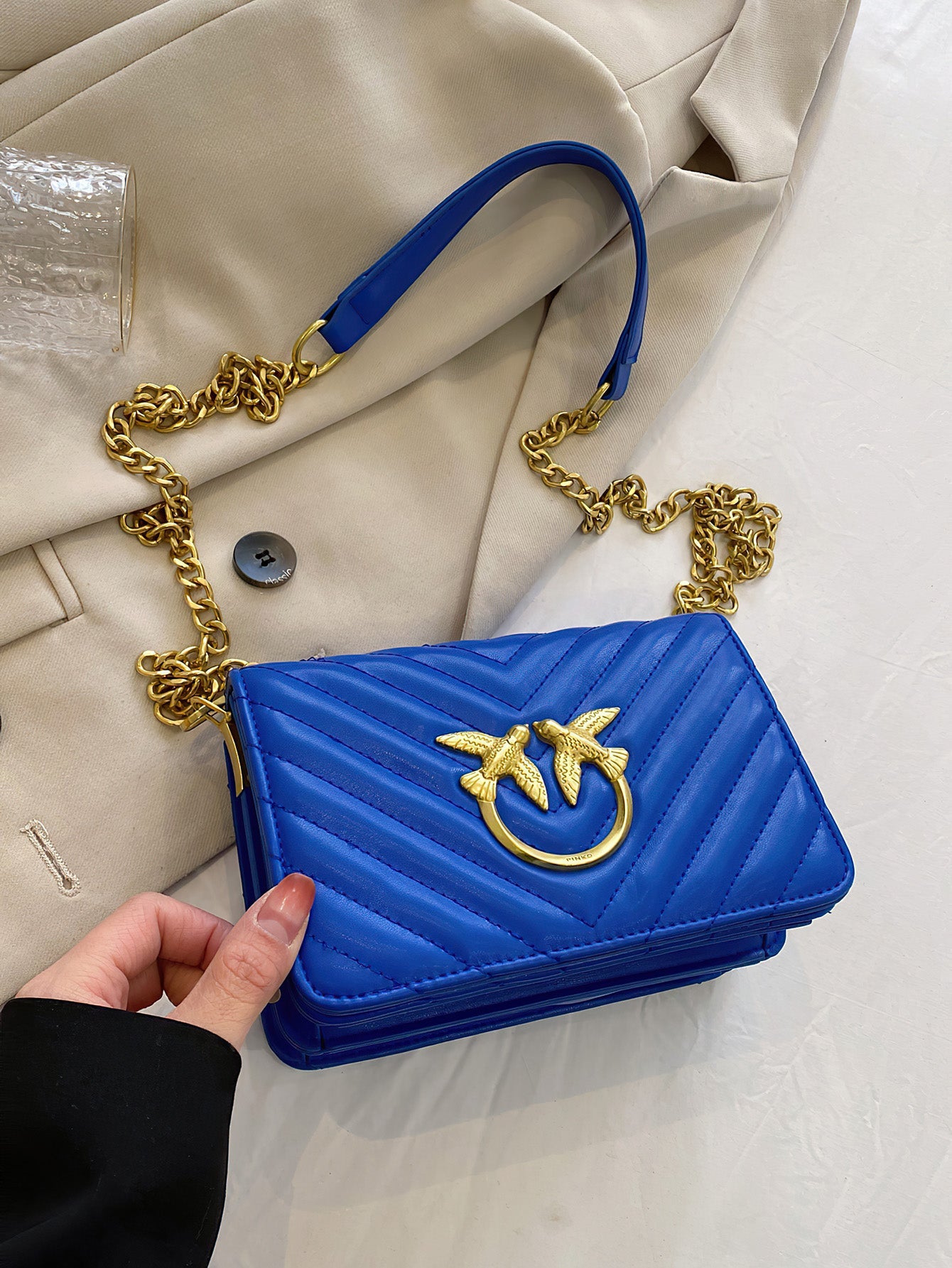 Nine-Color Flying Bird Embroidered Crossbody Bag - 9 Colours