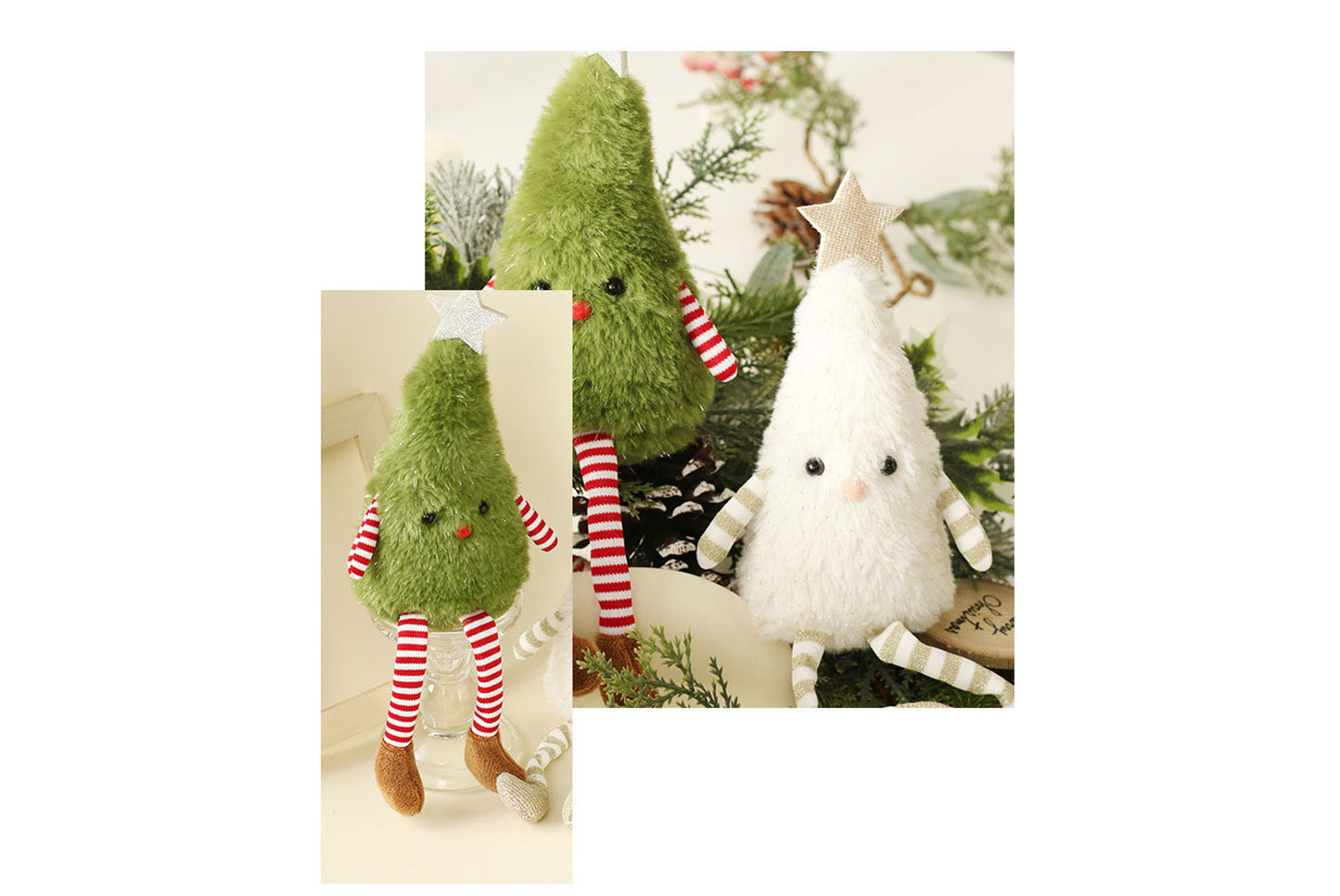 **Cute Plush Christmas Tree Doll**