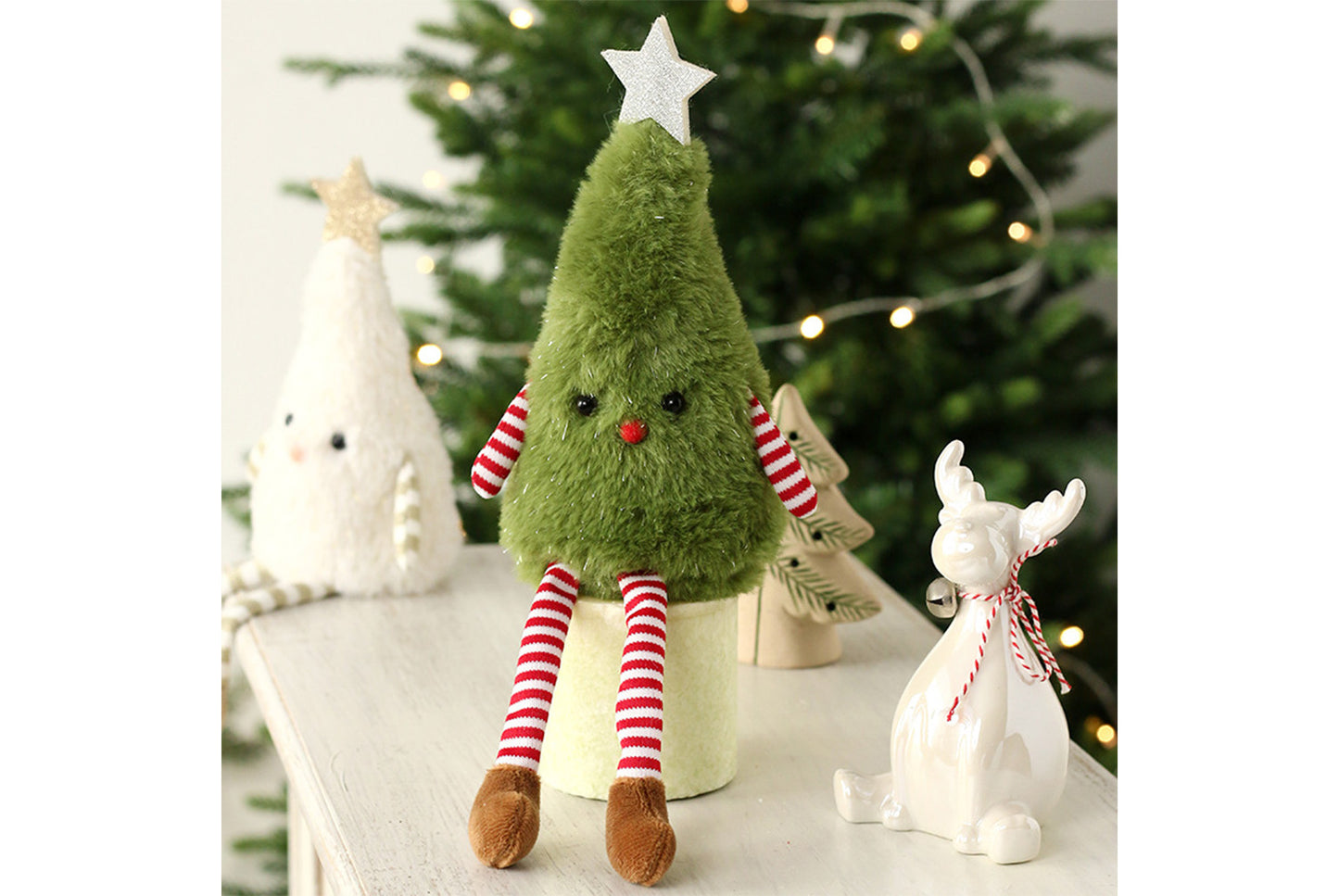 **Cute Plush Christmas Tree Doll**