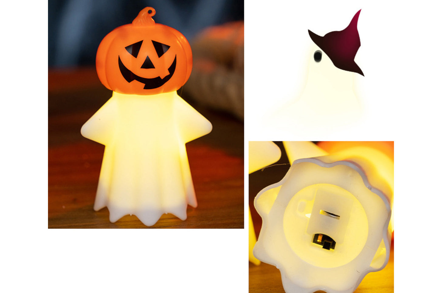 **Halloween LED Ghost Candle Light | Party Decoration Night Light**