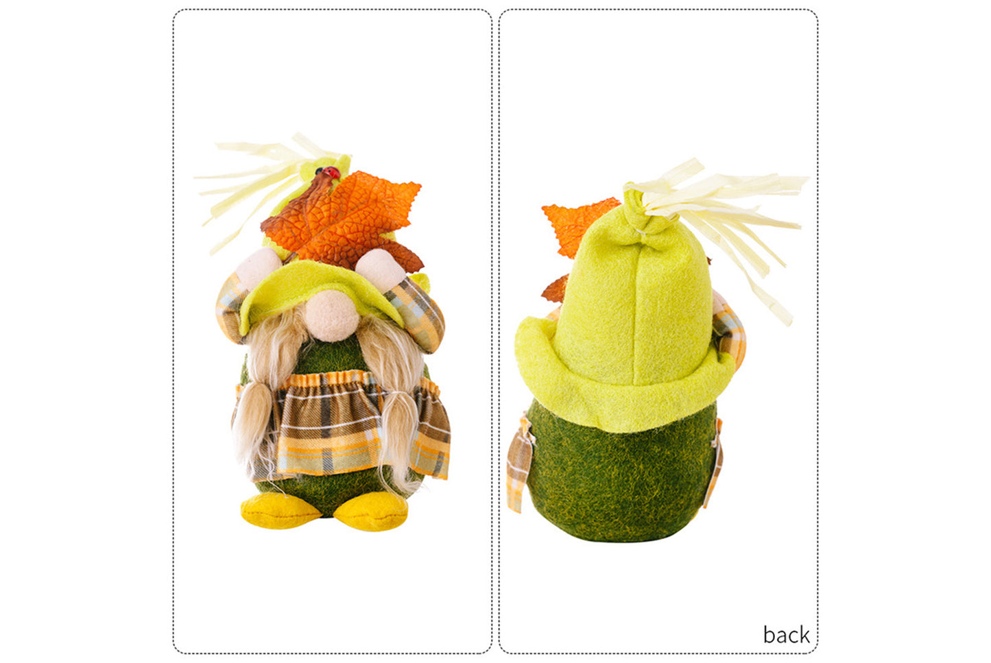 Harvest Festival Gnome Ornament | Maple Leaf Rudolph Doll Ornament
