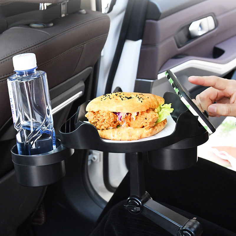 Car cup holder folding storage rack