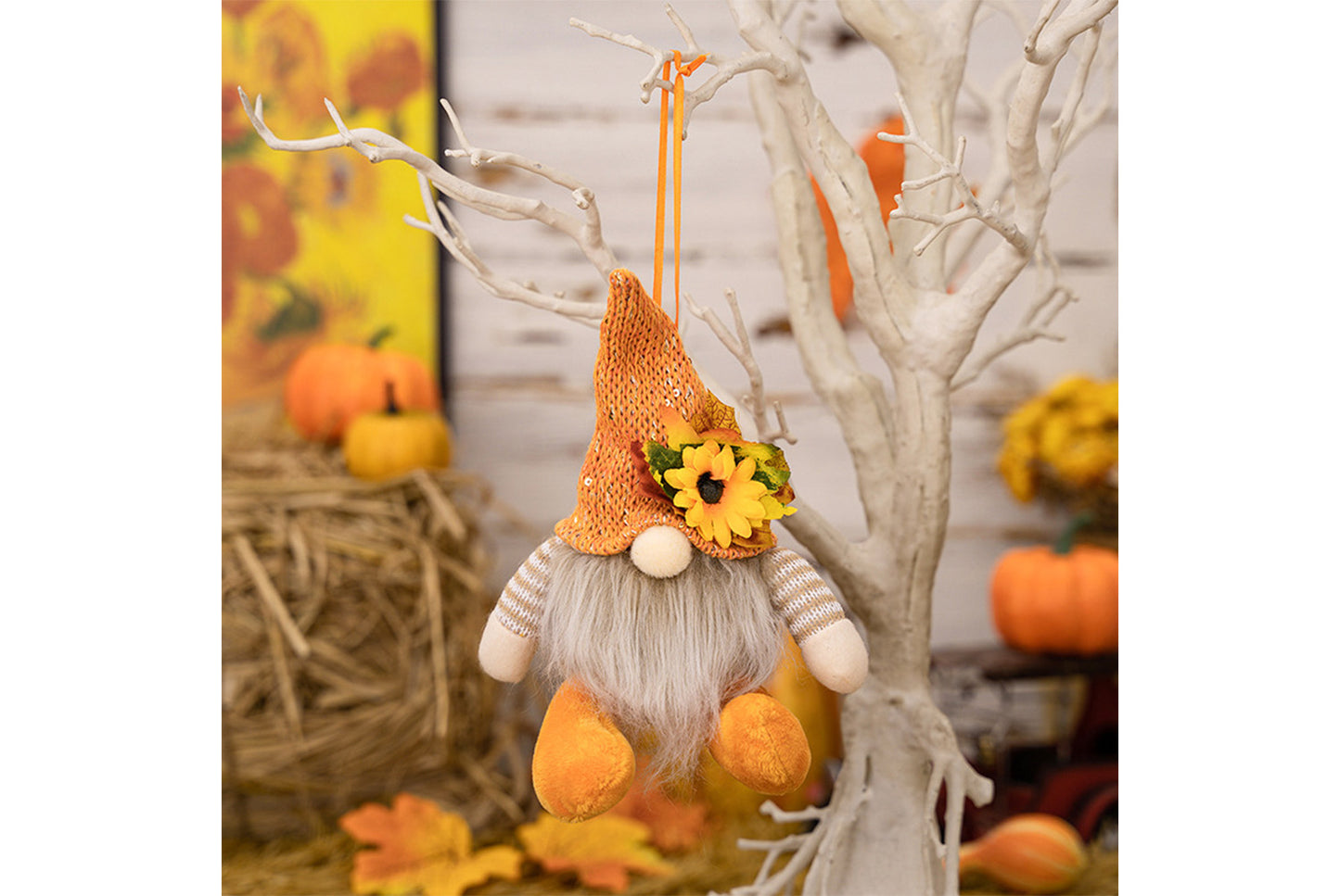 Thanksgiving Gnome Doll Pendant
