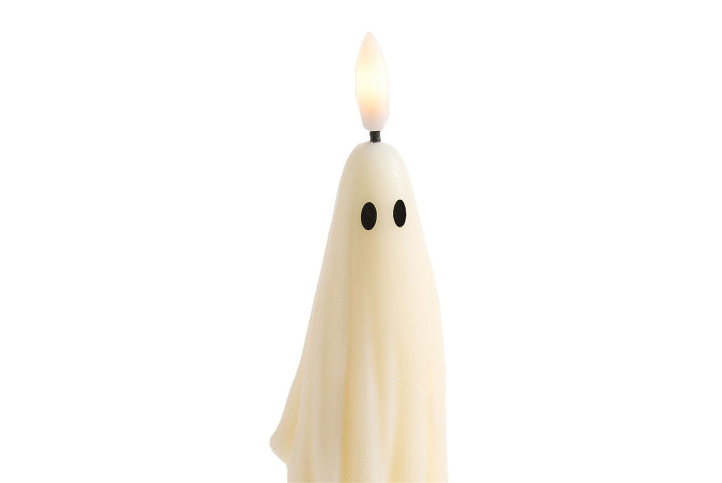 **Flameless Ghost Taper Candle | Halloween Ghost Ornament**