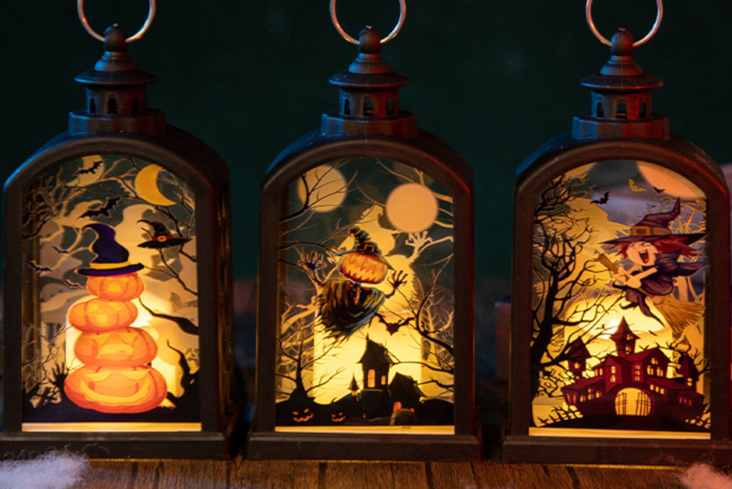 **Halloween Vintage Portable Pumpkin Lantern