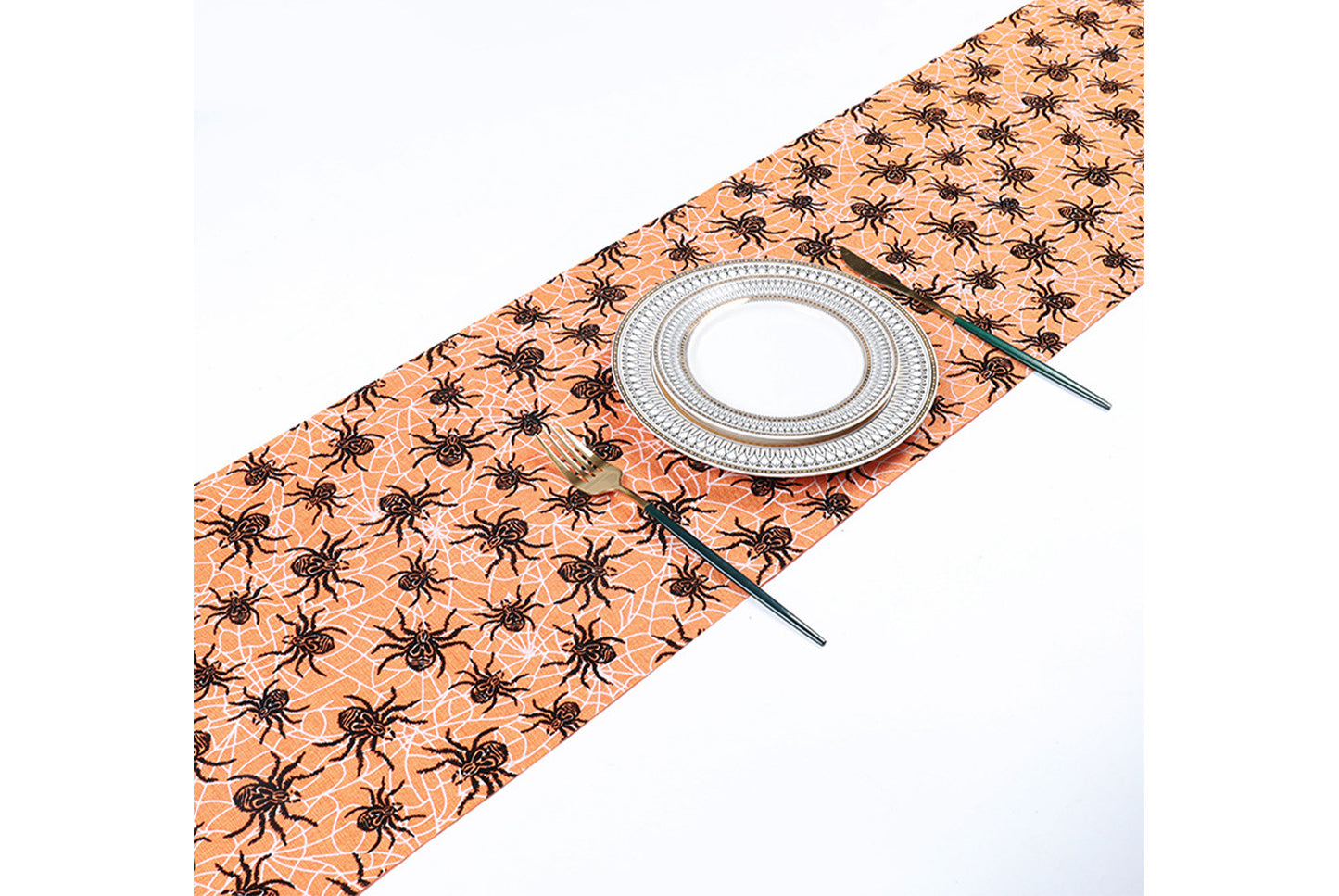 American Creative Flocked Print Tablecloth