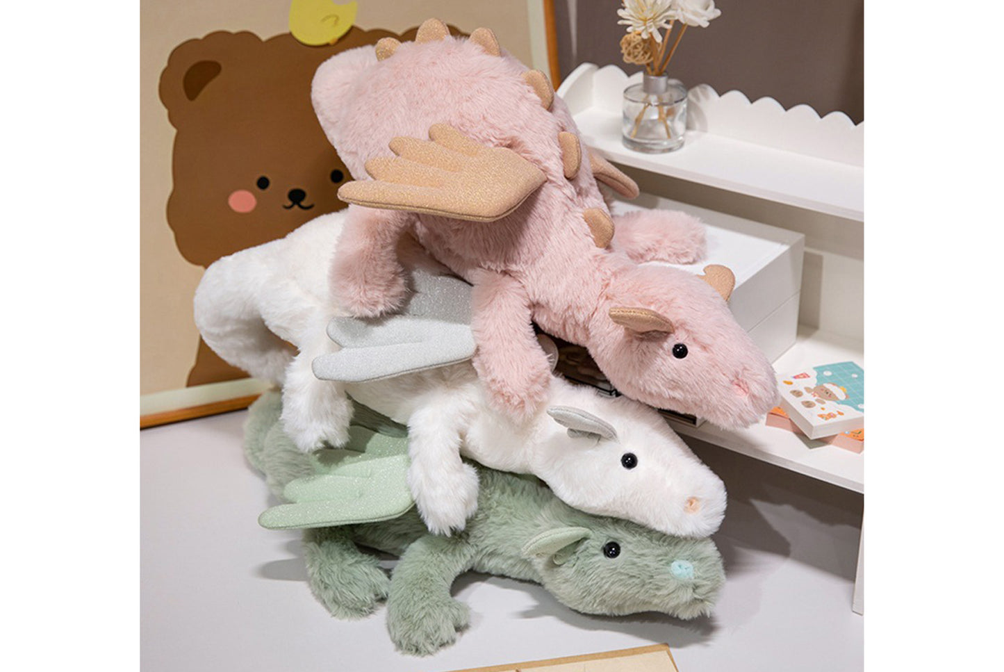 **Sky Dragon Large Plush Pillow**