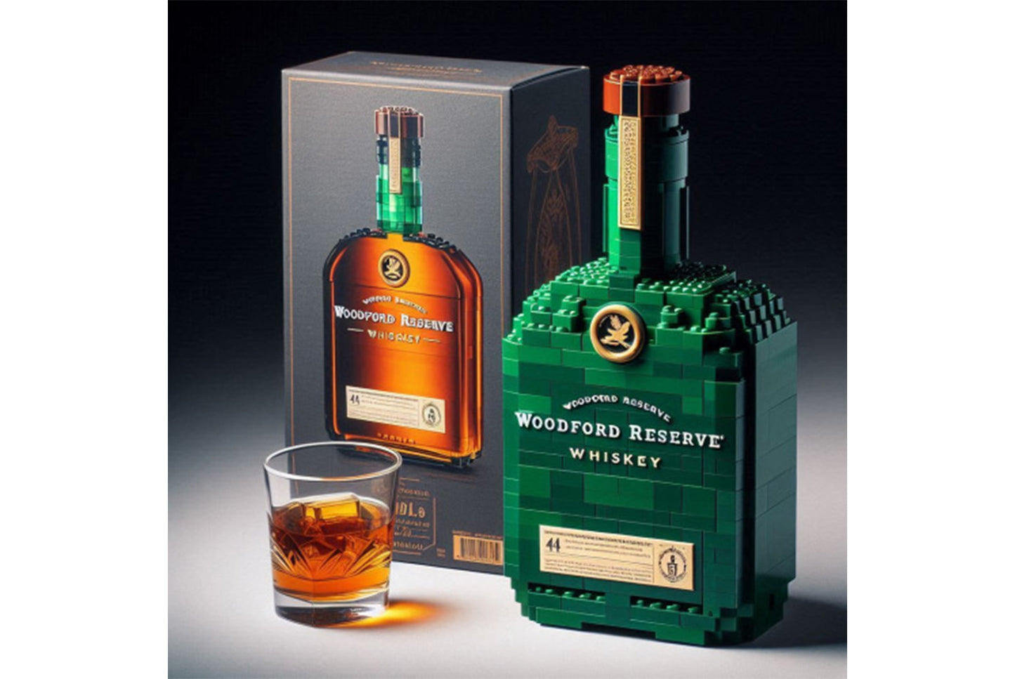 **Whiskey Bottle Building Blocks**
