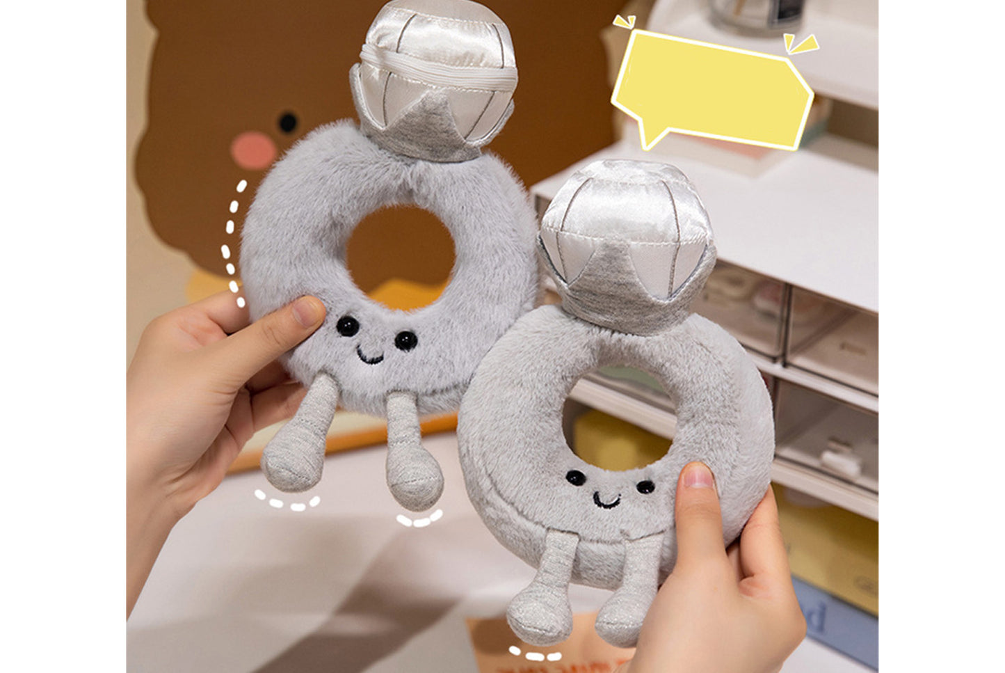 **JELLYCAT Diamond Ring Plush Toy**