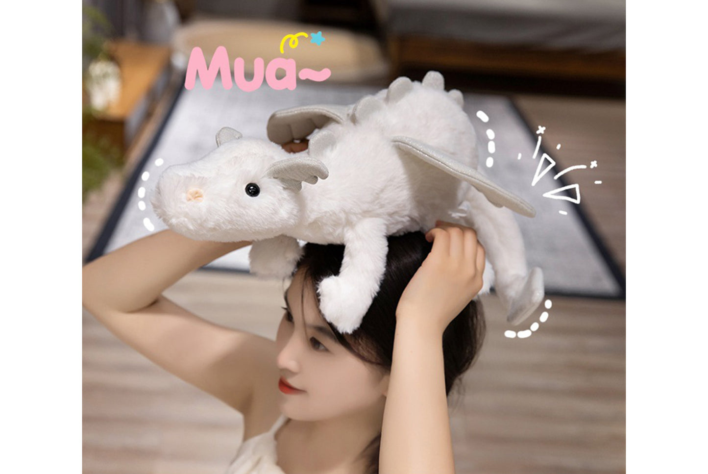 **Sky Dragon Large Plush Pillow**