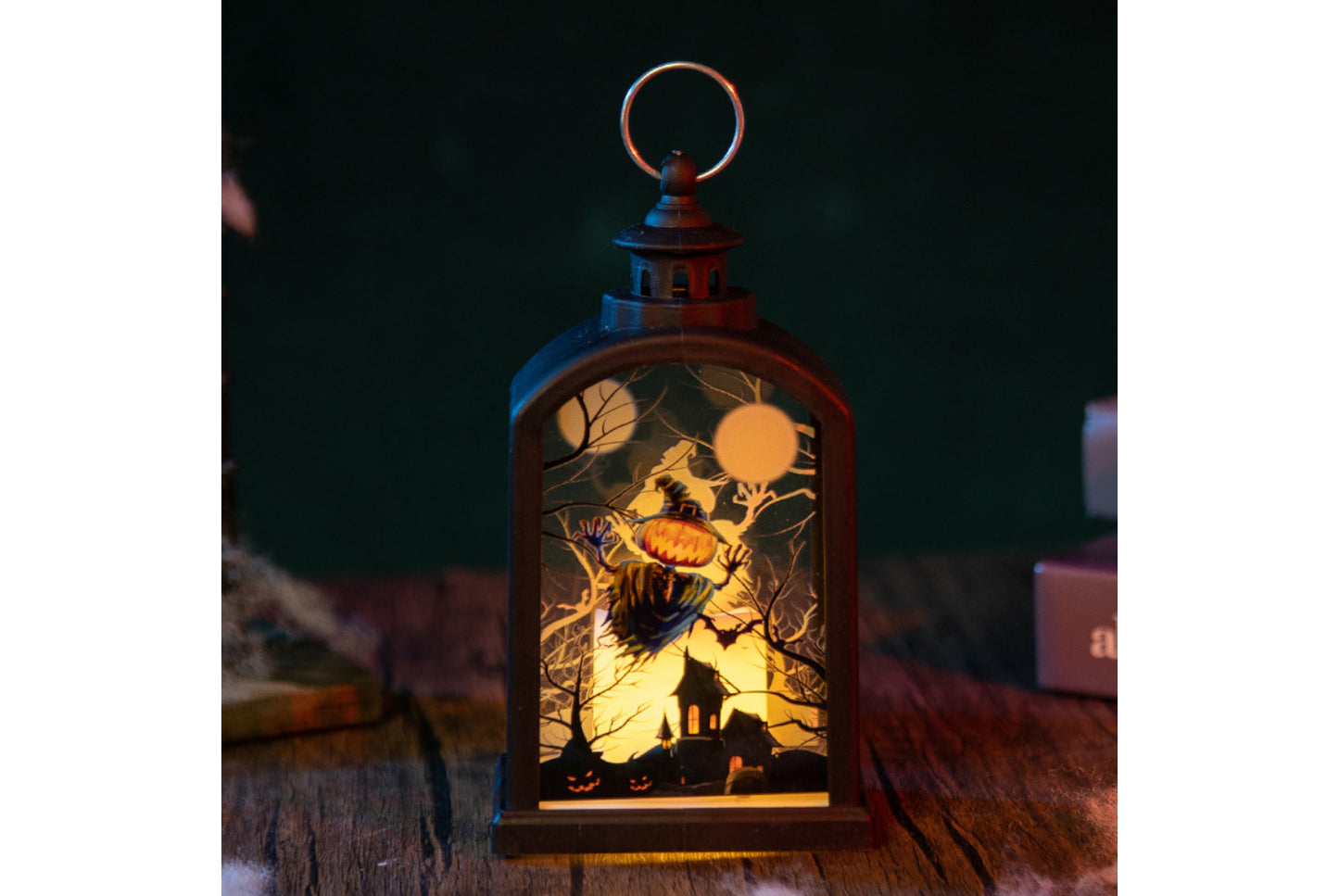 **Halloween Vintage Portable Pumpkin Lantern