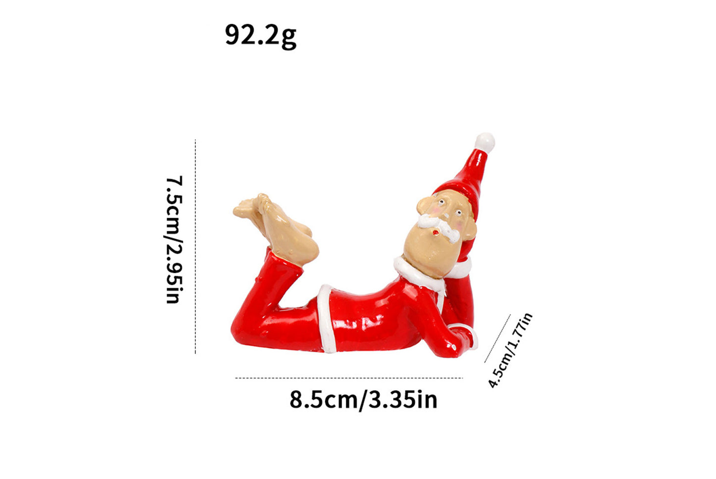 **Funny Santa Claus Resin Ornament (4 Styles Available)**