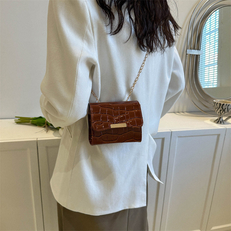 Simple crossbody small square bag