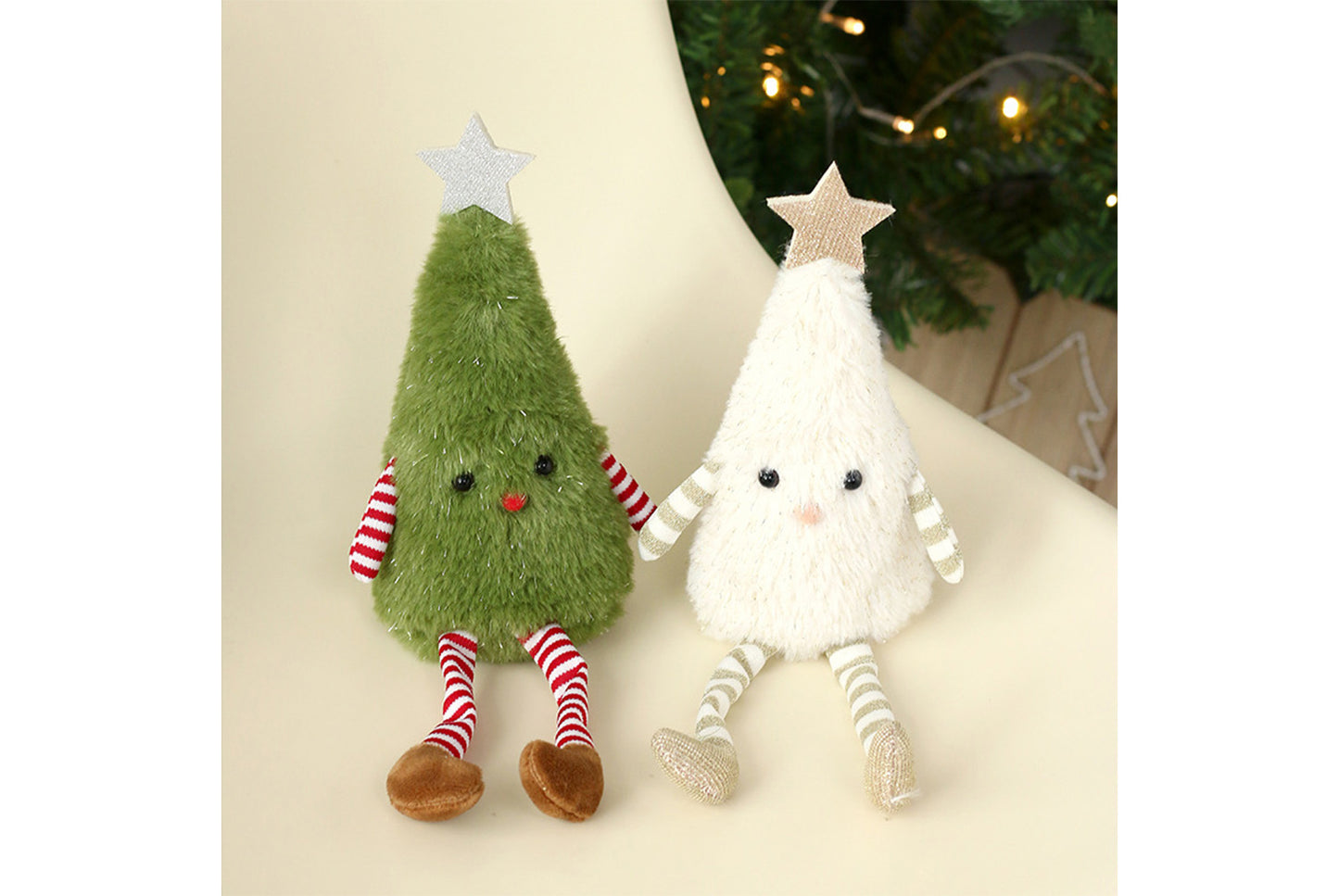 **Cute Plush Christmas Tree Doll**