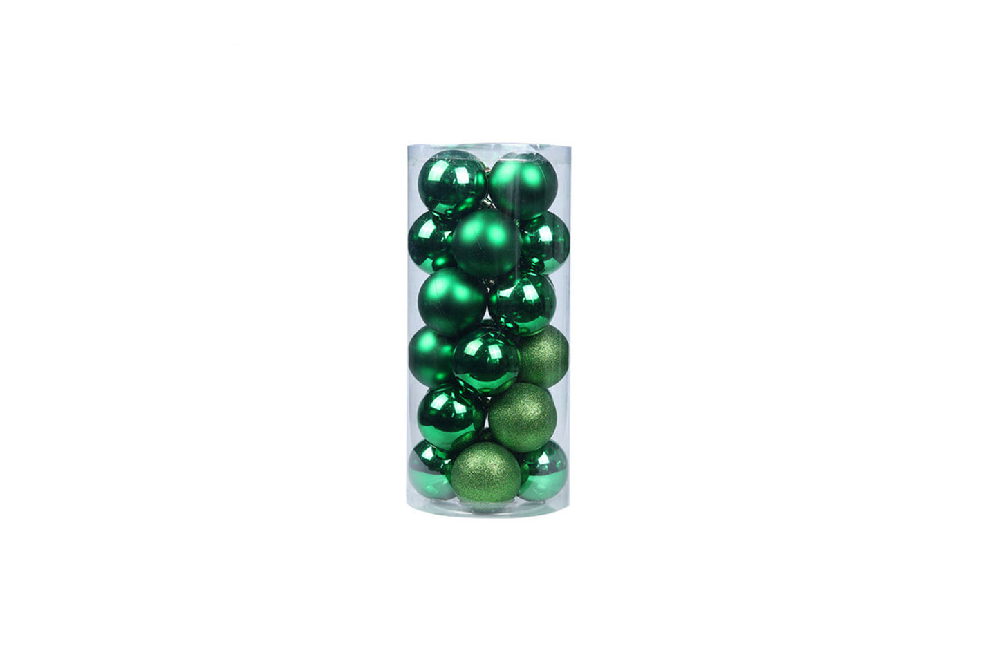 **3cm Christmas Ball Ornament Set (24 pieces)**