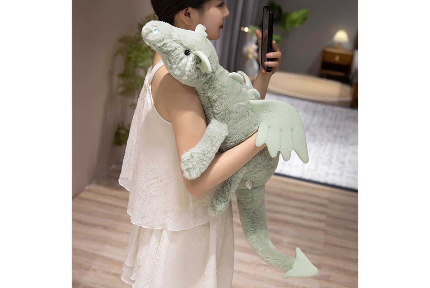 **Sky Dragon Large Plush Pillow**