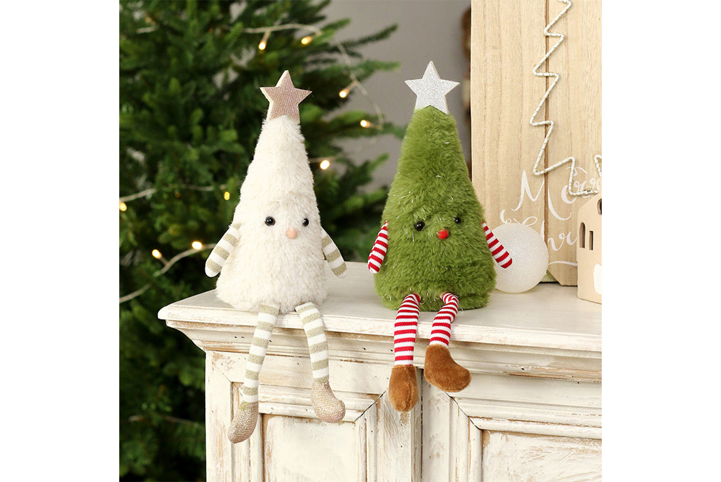 **Cute Plush Christmas Tree Doll**