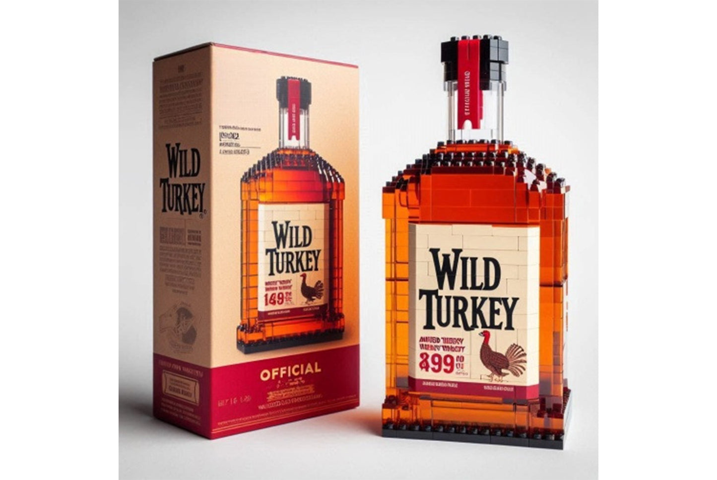**Whiskey Bottle Building Blocks**