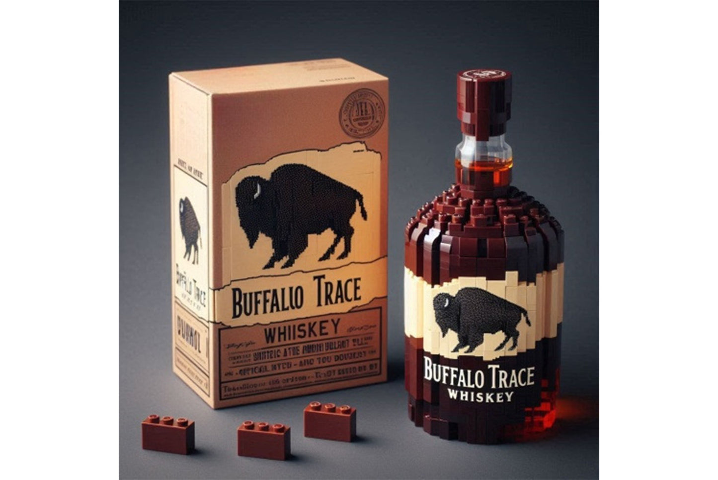 **Whiskey Bottle Building Blocks**