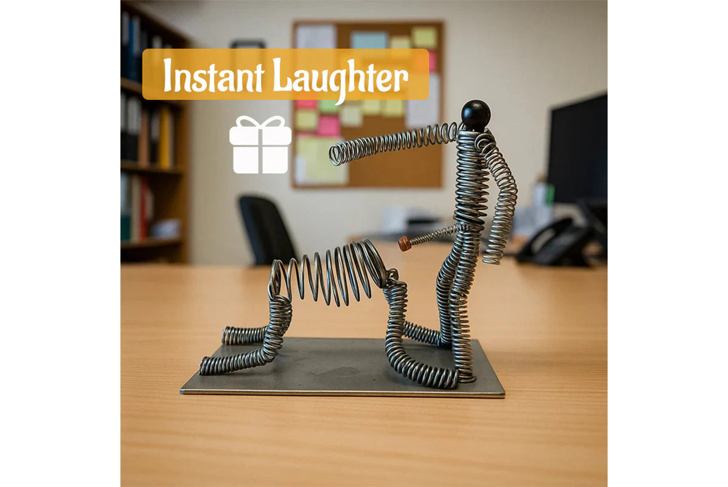 **Funny Spring Man Desk Toy - Hilarious Gift**