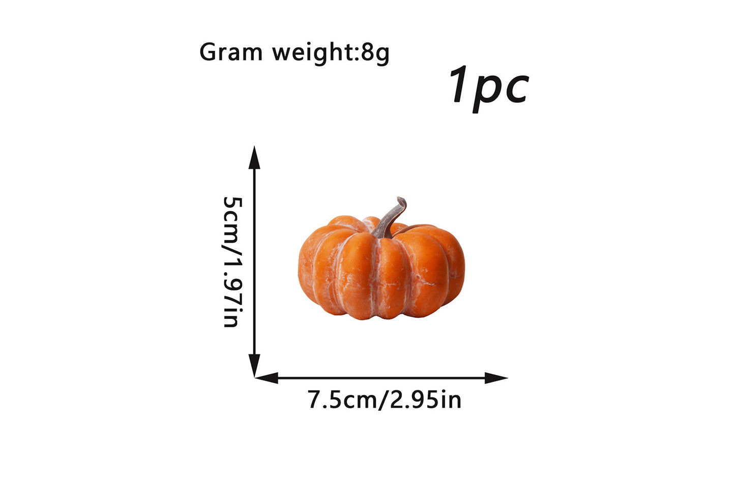 Thanksgiving & Halloween Artificial Pumpkin Decorations