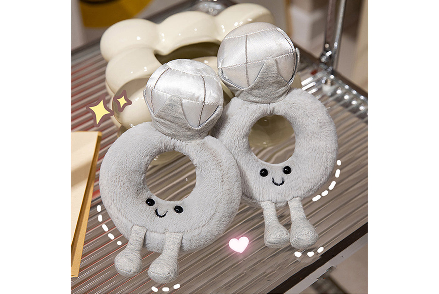 **JELLYCAT Diamond Ring Plush Toy**