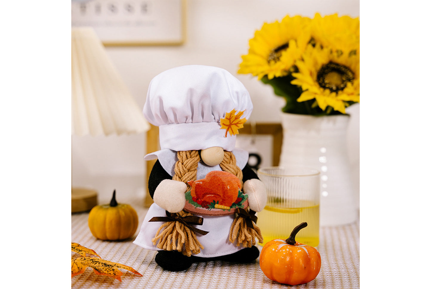 **Thanksgiving Chef Rudolph Doll | Pumpkin Gnome Doll**