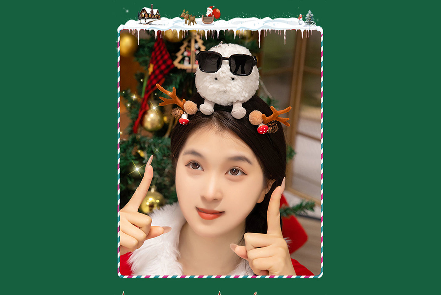 Christmas Plush Toy Set (Holiday Decorative Pendant Doll)