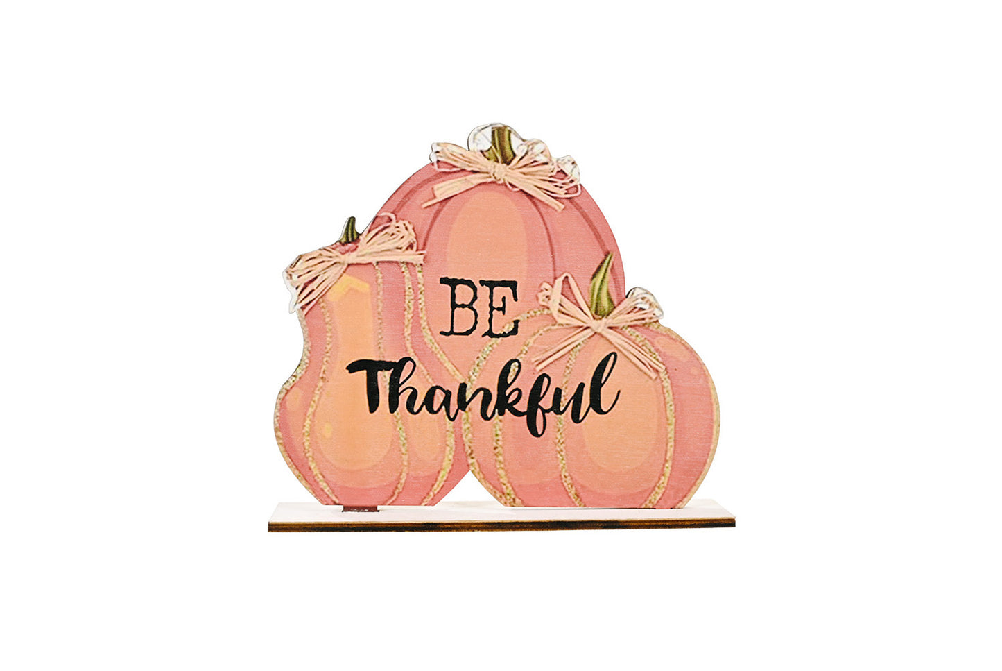 Thanksgiving Wooden Ornaments | Creative Alphabet Print Desktop Decoration