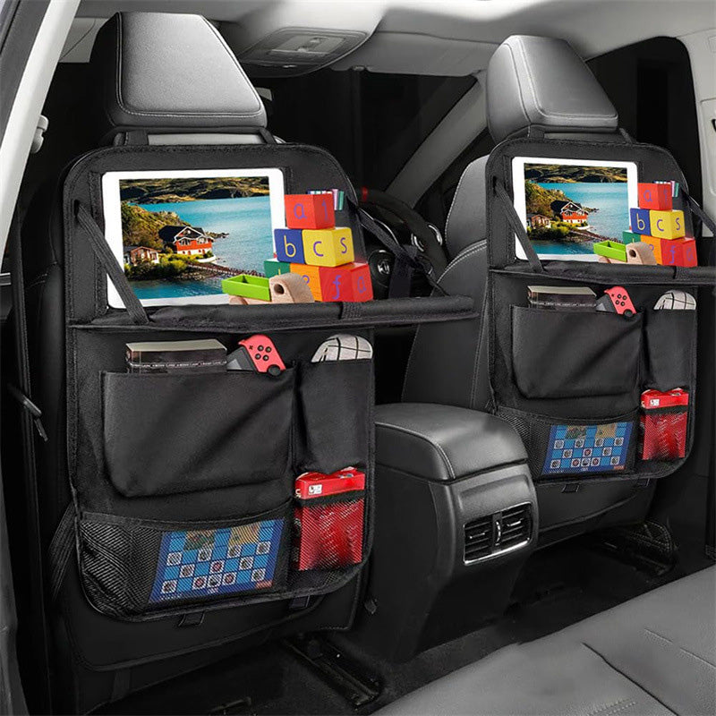 Car seat back storage bag Anti-kick and durable