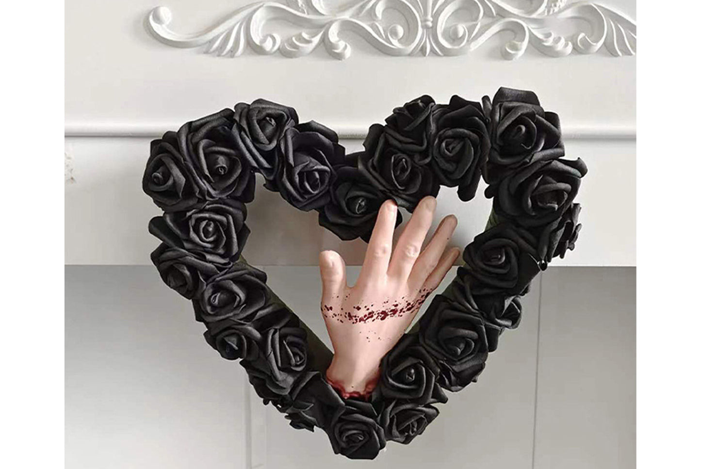 Halloween Bloody Hand Ivy Wreath