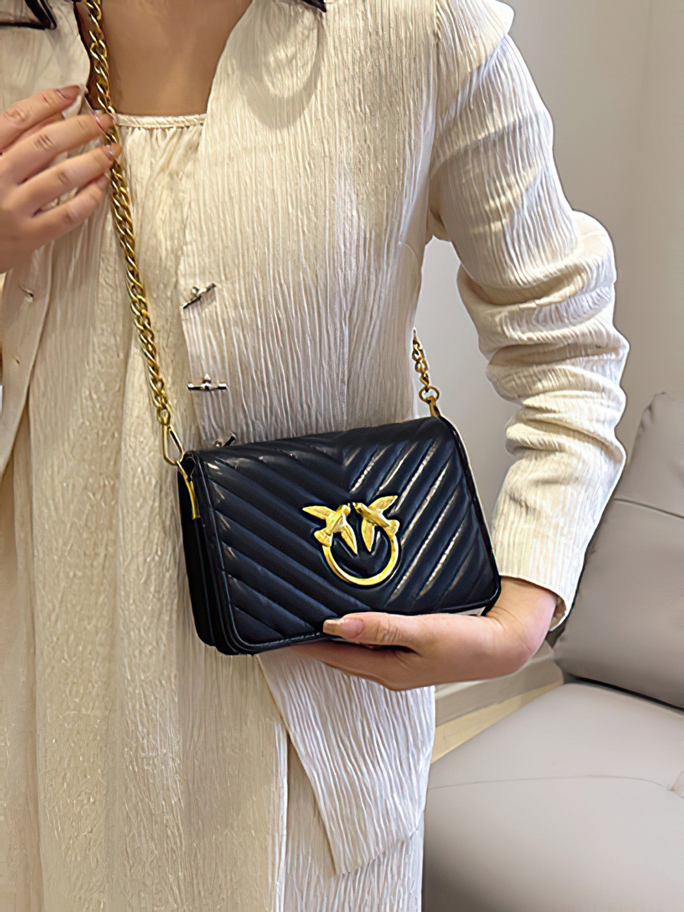 Nine-Color Flying Bird Embroidered Crossbody Bag - 9 Colours