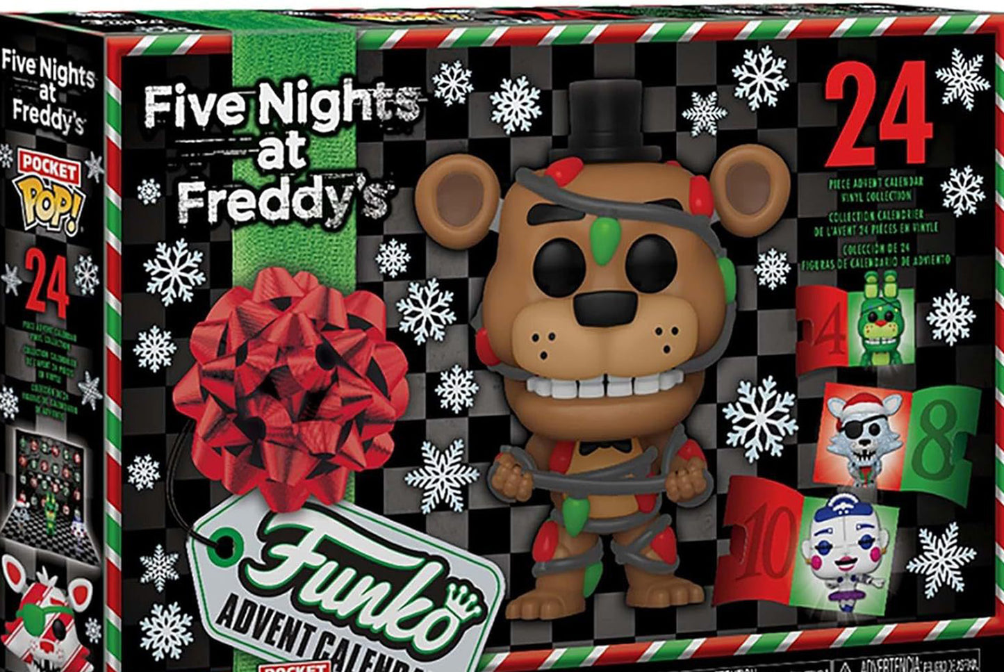 **Hot Christmas Holiday Calendar 24 Pocket Bear Edition**